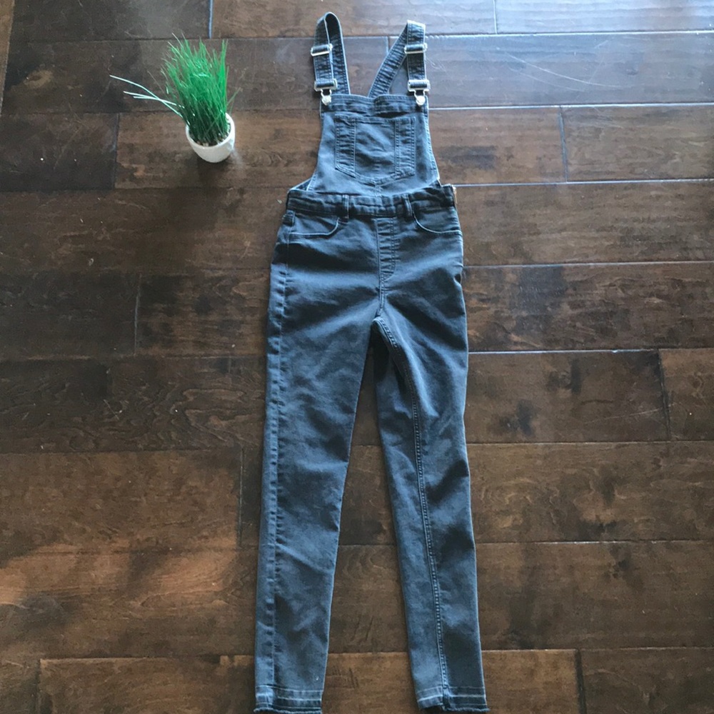 H&M Divided Black / Gray Overalls 6